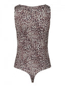 Κορμάκι αμάνικο με print PIECES 171577554 - Leopard - thefashionproject.gr - PIECES