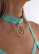 Κορμάκι see through με choker - Μέντα - thefashionproject.gr - The Fashion Project
