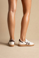 CORINA - Lace Up Sneakers - Beige Matte