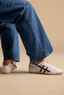 CORINA - Lace Up Sneakers - Beige Matte
