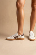 CORINA - Lace Up Sneakers - Beige Matte