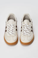 CORINA - Lace Up Sneakers - Beige Matte