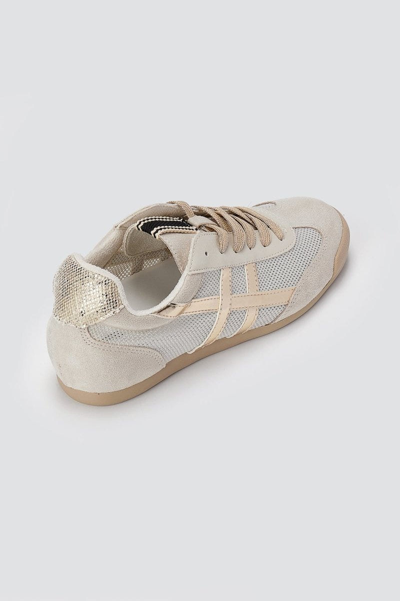 CORINA - Lace Up Sneakers - Gold