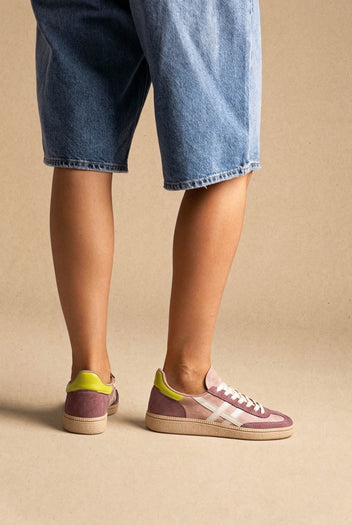 CORINA - Lace Up Sneakers - Lilac Suede