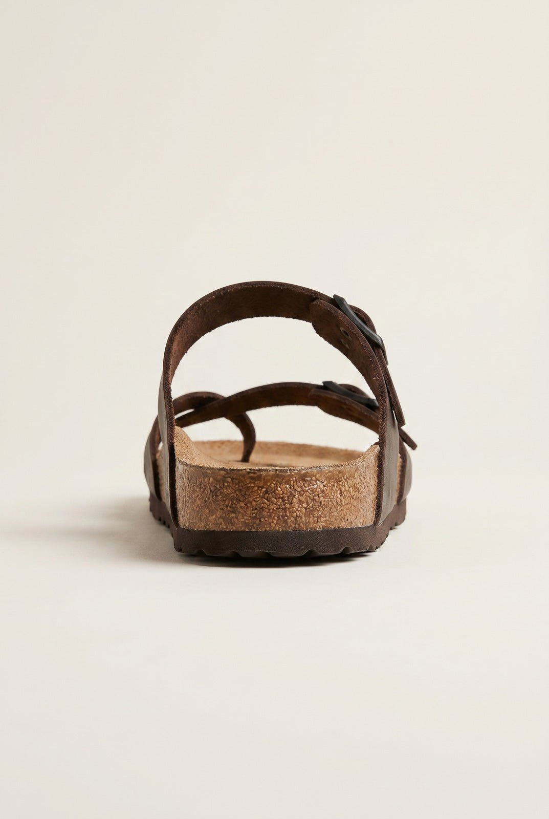 Inter - Bios - Leather Anatomic Sandals - Dark Brown Matte