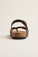 Inter - Bios - Leather Anatomic Sandals - Dark Brown Matte
