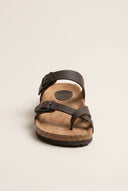 Inter - Bios - Leather Anatomic Sandals - Dark Brown Matte