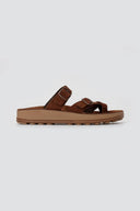 FANTASY SANDALS - Leather Comfort Sandals - Brown Suede