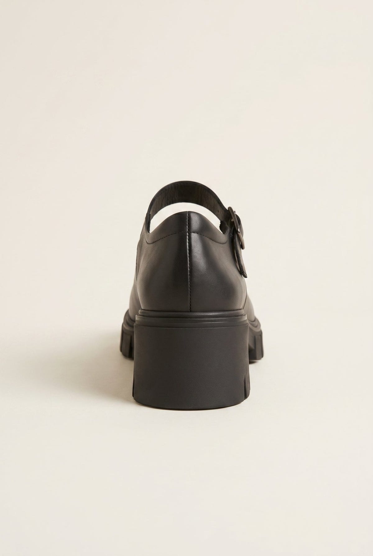 RAGAZZA - Leather Mary Jane Loafers - Black Matte