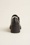 RAGAZZA - Leather Mary Jane Loafers - Black Matte