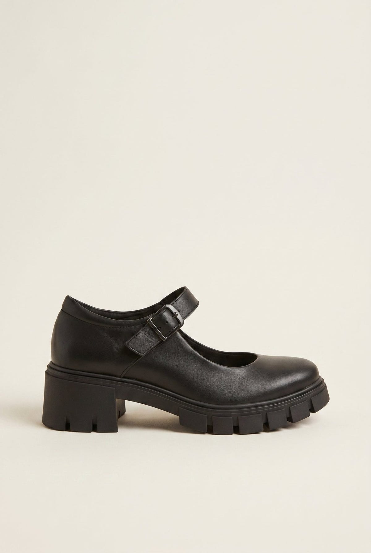 RAGAZZA - Leather Mary Jane Loafers - Black Matte