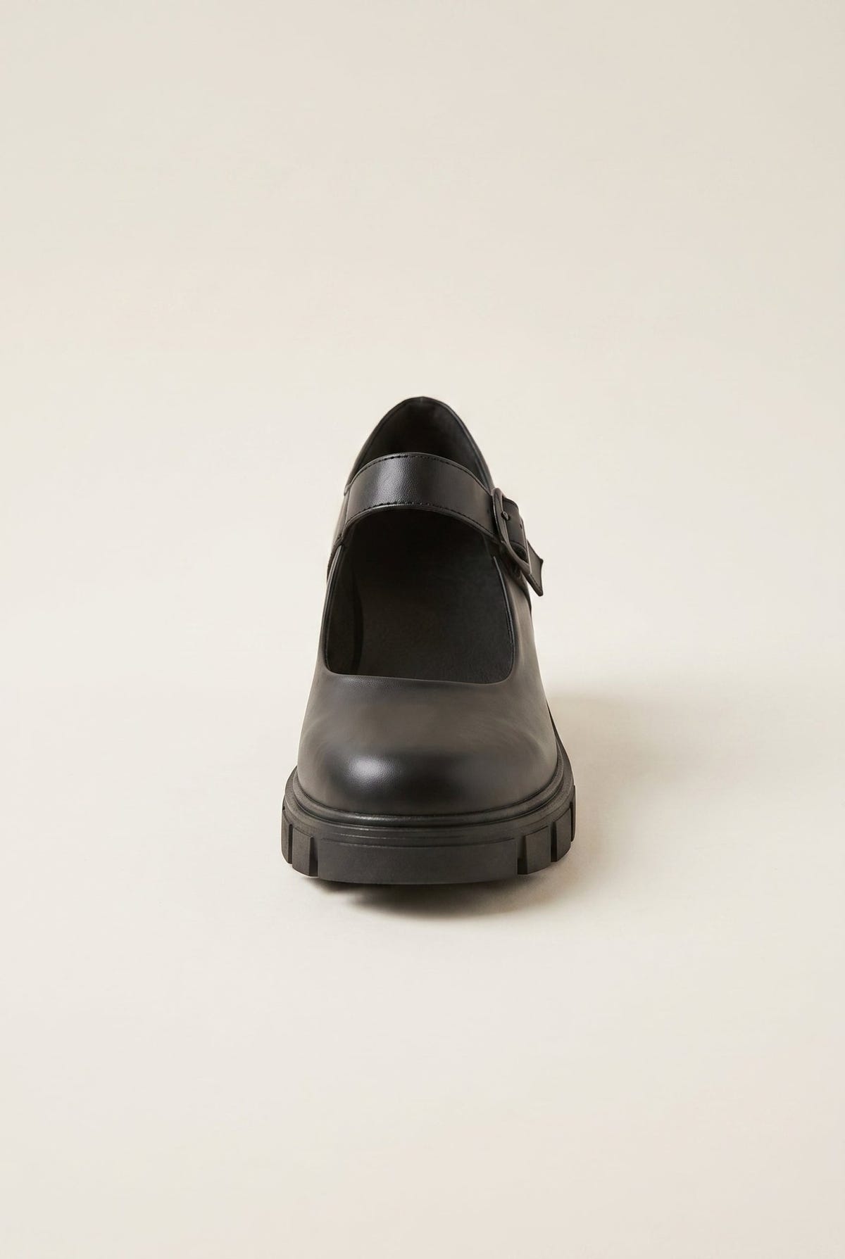 RAGAZZA - Leather Mary Jane Loafers - Black Matte