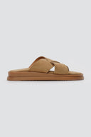 Estil - Leather Sandals - Beige Suede