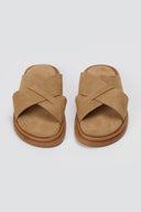 Estil - Leather Sandals - Beige Suede