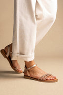 RAGAZZA - Leather Sandals - Champagne Metallic