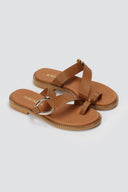 RAGAZZA - Leather Sandals - Tan Matte