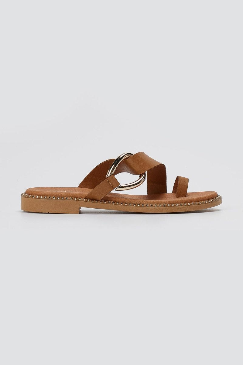 RAGAZZA - Leather Sandals - Tan Matte