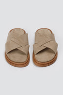 Estil - Leather Sandals - Taupe Suede