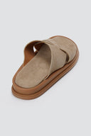 Estil - Leather Sandals - Taupe Suede