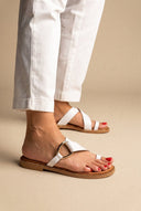 RAGAZZA - Leather Sandals - White Matte