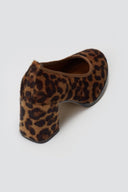 Leopard Print Pumps Block Heel - Leopard Pony - thefashionproject.gr - Stephan