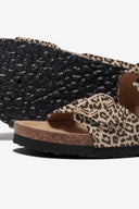 ONLY - Leopard Print Sandals Buckle - Leopard suede