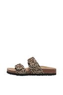 ONLY - Leopard Print Sandals Buckle - Leopard suede