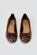 Leopard Print Suede Ballet Flats - Leopard suede - thefashionproject.gr - Stephan