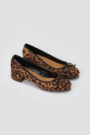 Leopard Print Suede Ballet Flats - Leopard suede - thefashionproject.gr - Stephan