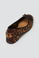 Leopard Print Suede Ballet Flats - Leopard suede - thefashionproject.gr - Stephan