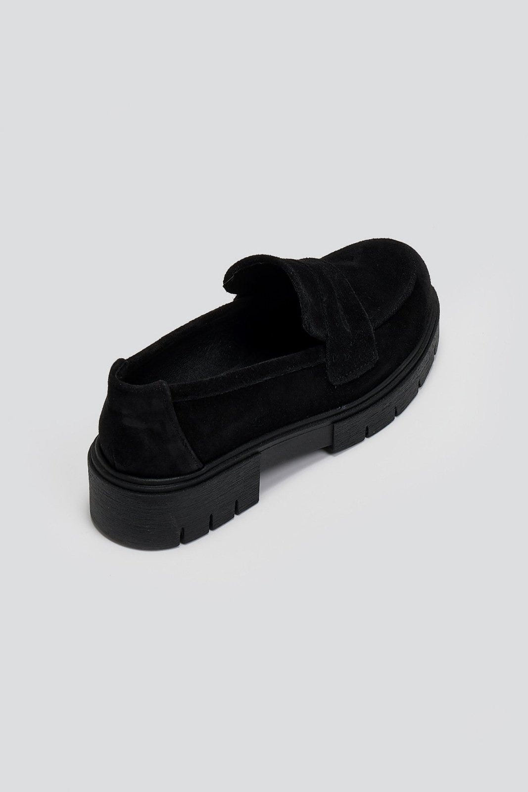 Loafers από δέρμα καστόρι Estil - Μαύρο - thefashionproject.gr - Estil