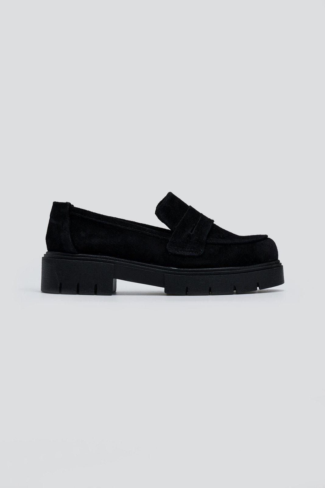 Loafers από δέρμα καστόρι Estil - Μαύρο - thefashionproject.gr - Estil
