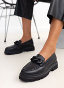 Loafers chunky δερμάτινα Ragazza 0186 - Μαύρο - thefashionproject.gr - RAGAZZA
