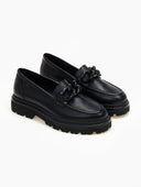 Loafers chunky δερμάτινα Ragazza 0186 - Μαύρο - thefashionproject.gr - RAGAZZA