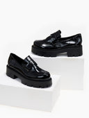 Loafers chunky λουστρίνι Estil - Μαύρο - thefashionproject.gr - Estil