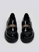 Loafers chunky λουστρίνι Estil - Μαύρο - thefashionproject.gr - Estil