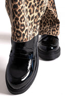 Loafers chunky λουστρίνι Estil - Μαύρο - thefashionproject.gr - Estil
