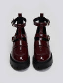Loafers chunky λουστρίνι TFP - Burgundy - thefashionproject.gr - TFP