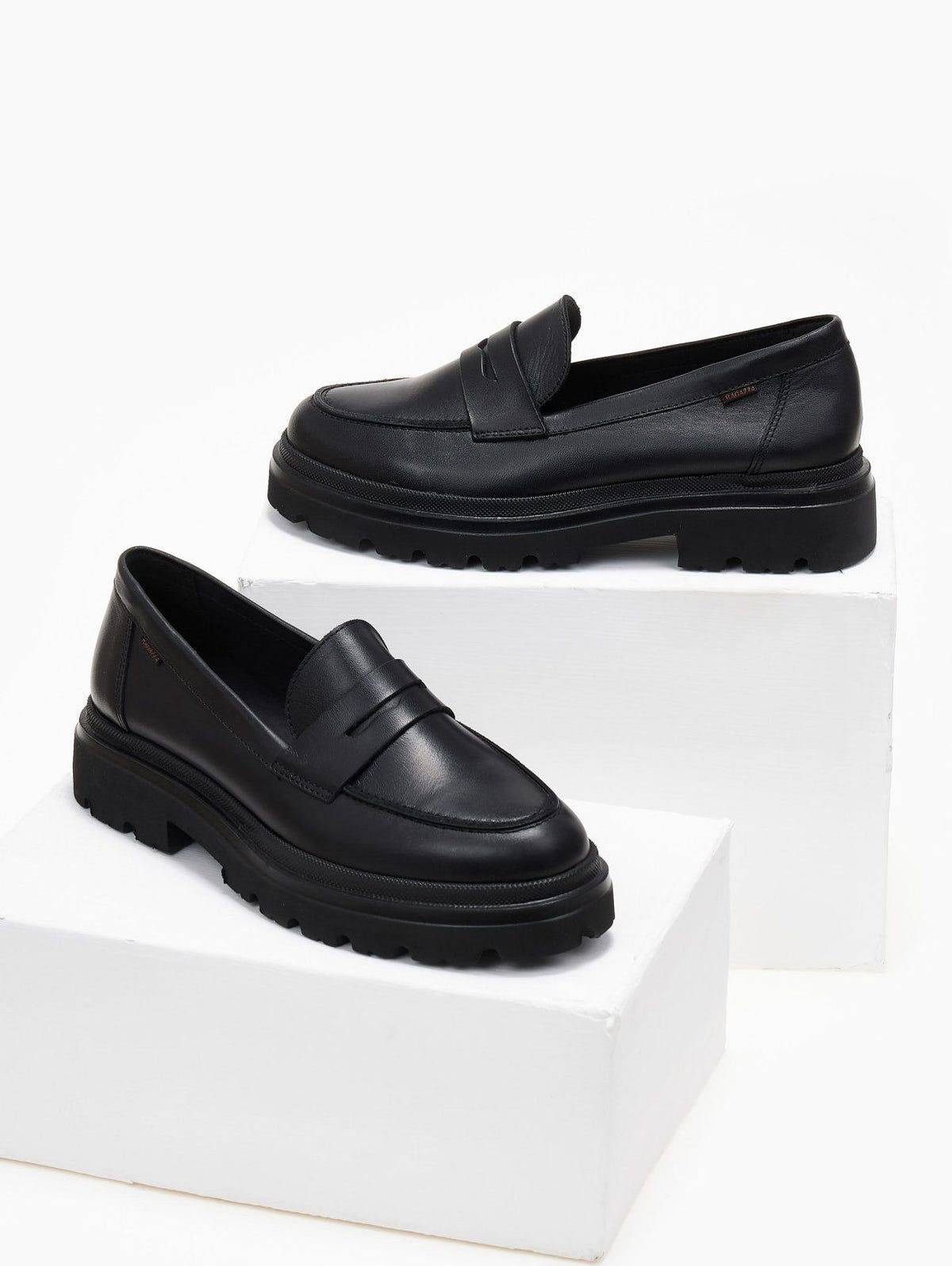 Loafers δερμάτινα chunky Ragazza 0181 - Μαύρο - thefashionproject.gr - RAGAZZA