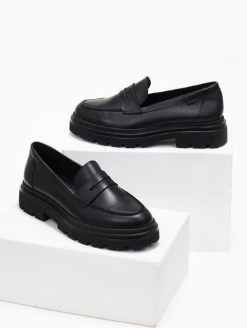Loafers δερμάτινα chunky Ragazza 0181 - Μαύρο - thefashionproject.gr - RAGAZZA