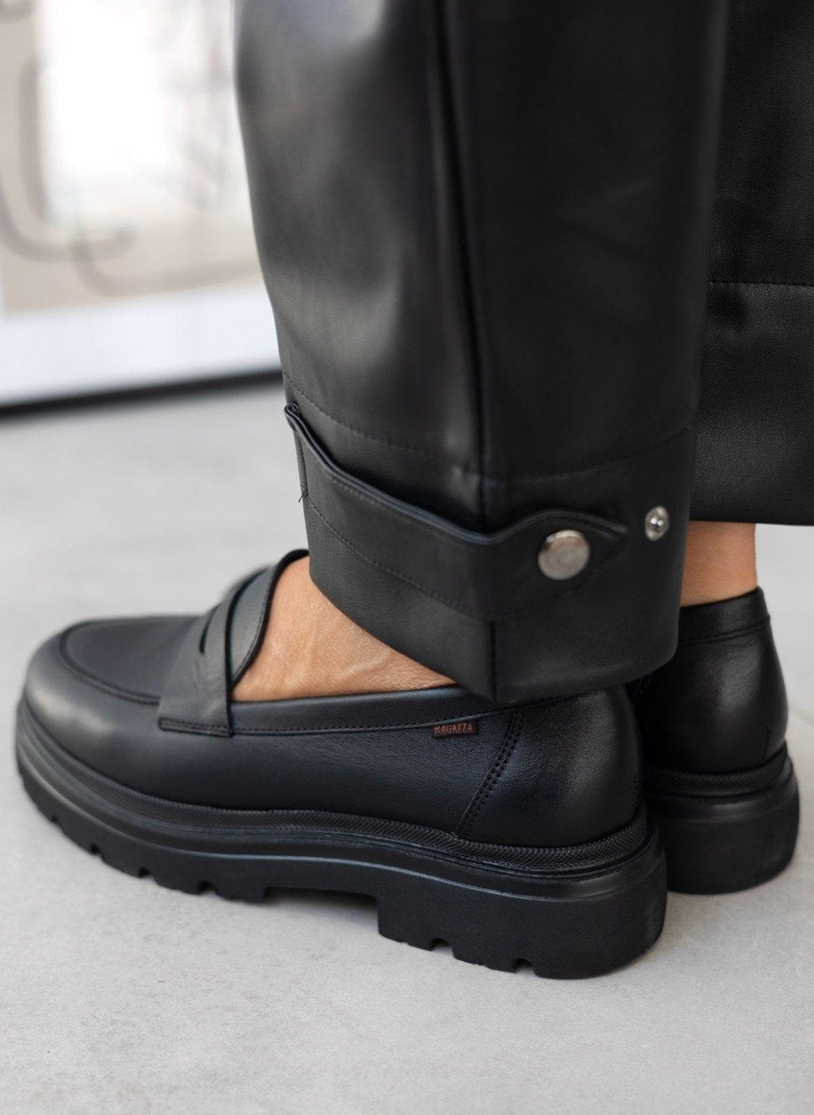 Loafers δερμάτινα chunky Ragazza 0181 - Μαύρο - thefashionproject.gr - RAGAZZA
