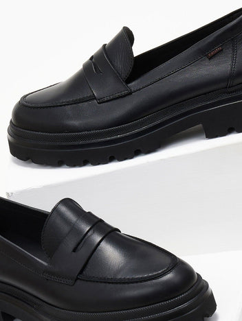 Loafers δερμάτινα chunky Ragazza 0181 - Μαύρο - thefashionproject.gr - RAGAZZA