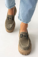 Loafers δερμάτινα chunky Ragazza 0307 - Λαδί - thefashionproject.gr - RAGAZZA