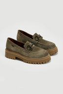 Loafers δερμάτινα chunky Ragazza 0307 - Λαδί - thefashionproject.gr - RAGAZZA