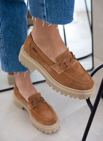 Loafers δερμάτινα chunky Ragazza 0307 - Ταμπά - thefashionproject.gr - RAGAZZA