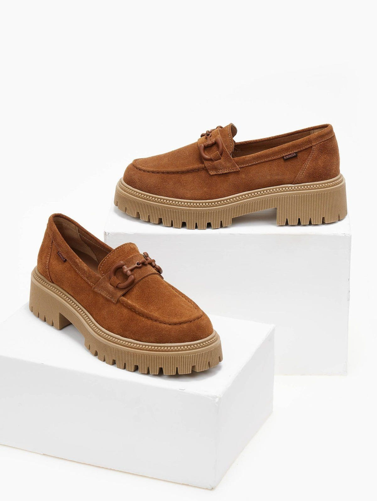Loafers δερμάτινα chunky Ragazza 0307 - Ταμπά - thefashionproject.gr - RAGAZZA