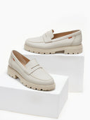 Loafers δερμάτινα Ragazza 0524 - Μπεζ - thefashionproject.gr - RAGAZZA