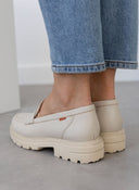 Loafers δερμάτινα Ragazza 0524 - Μπεζ - thefashionproject.gr - RAGAZZA