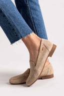 Loafers φλατ καστόρινα Ragazza 0400 - Μπεζ - thefashionproject.gr - RAGAZZA