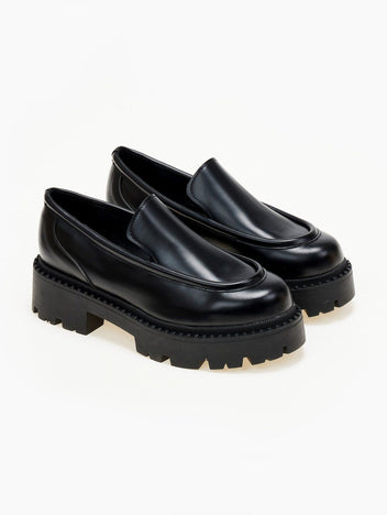 Loafers φλωρεντίκ με chunky σόλα TFP - Μαύρο - thefashionproject.gr - TFP